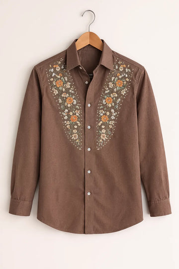 Men’s Heritage Floral Embroidered Shirt